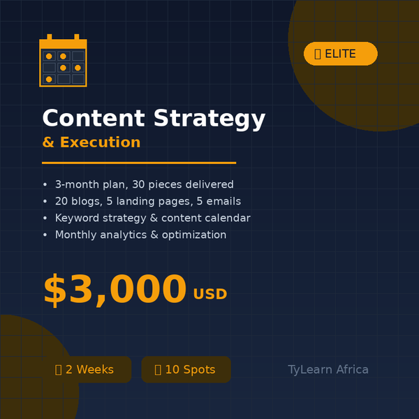 Content Strategy & Execution