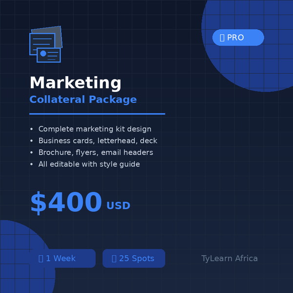 Marketing Collateral Package