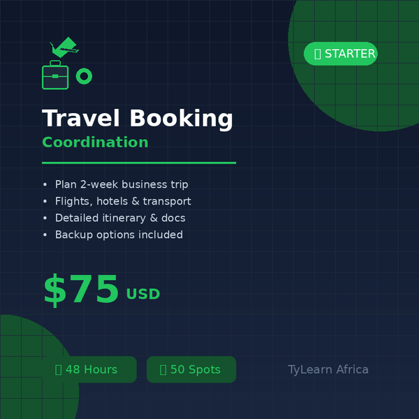 Travel Booking Coordination