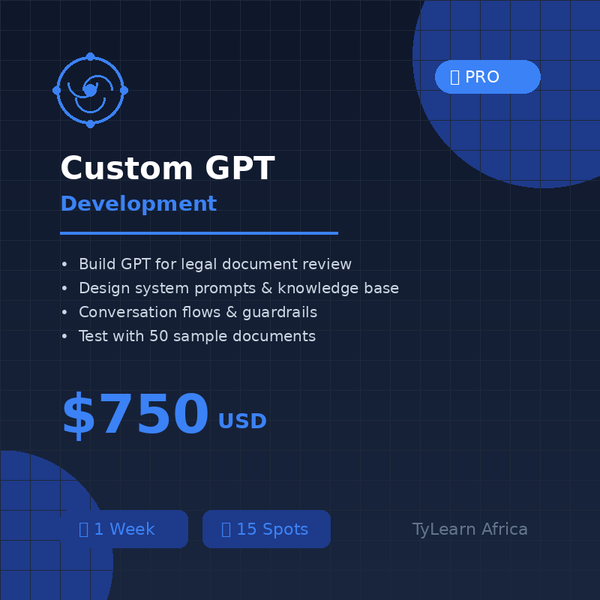 Custom GPT Development